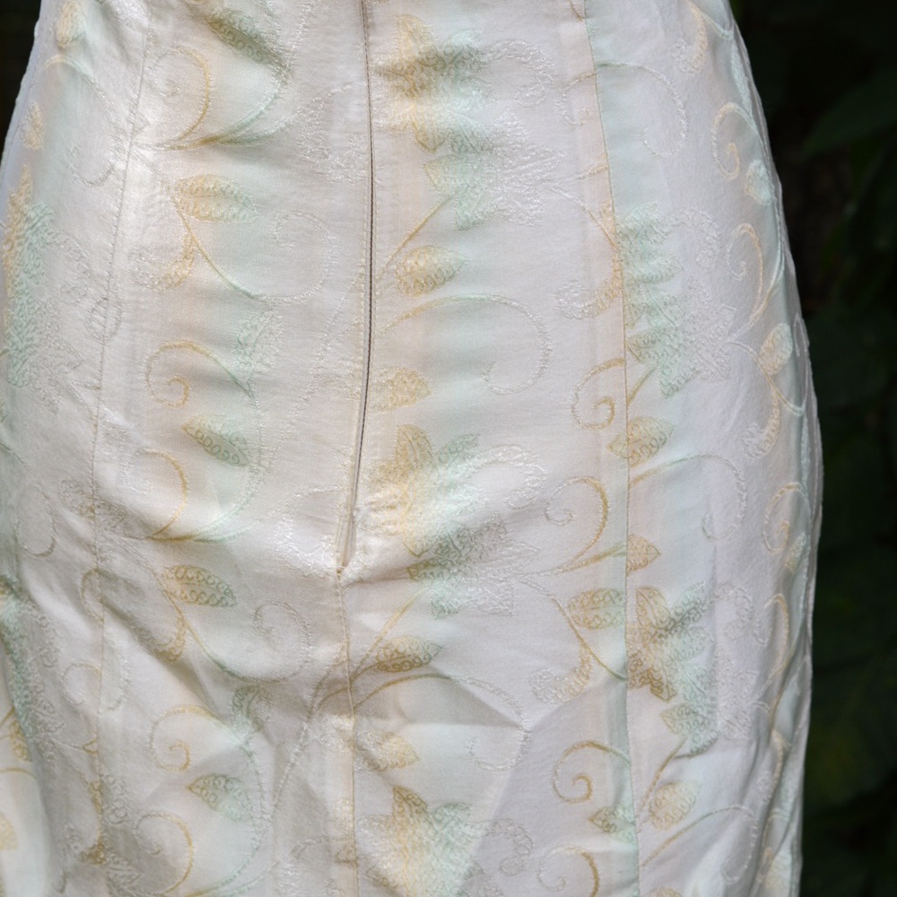 Vintage 90s Prom Dress ZUM ZUM Satin - Picture 10 of 14